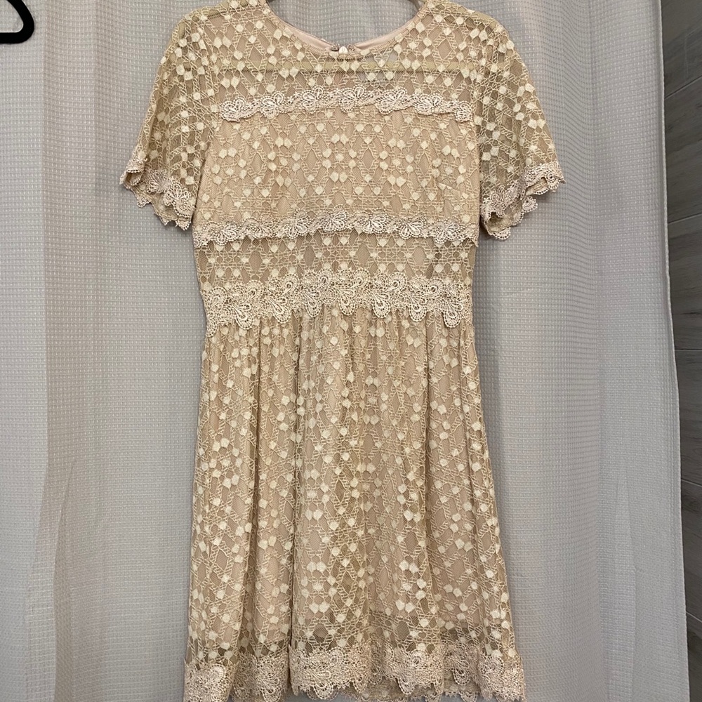 Cream dress